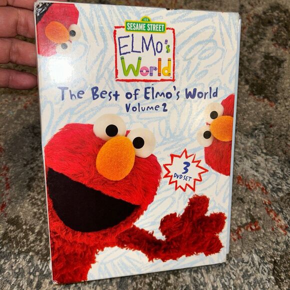 Sesame Street Elmo's World  Dvd The Best Of Elmo's World Volume 2 Box Set 3 Dvds - Picture 2 of 3